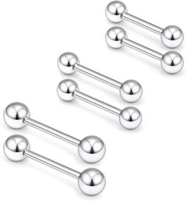 img 2 attached to Ftovosyo Stainless Externally Threaded Piercing Women's Jewelry