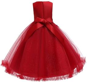 img 2 attached to Enchanting Flower Princess Tulle Formal Pageant Dresses for Girls