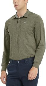 img 3 attached to Rdruko Men's Moisture Wicking Collared Clothing with Dry Fit Technology for Shirts