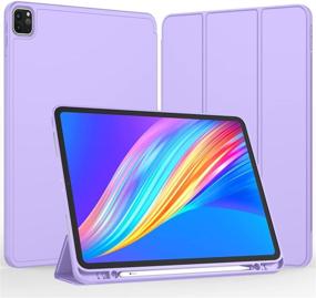 img 3 attached to IMieet New IPad Pro 11 Inch Case 2021(3Rd Gen) With Pencil Holder [Support IPad 2Nd Pencil Charging/Pair]