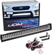 🚗 ijdmtoy lower grille 30-inch led light bar kit for 2015-2019 subaru wrx/sti, includes (1) 180w high power led lightbar, lower bumper opening mounting brackets &amp; on/off switch wiring kit logo