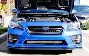 img 1 attached to 🚗 Комплект светодиодной ленты iJDMTOY для нижней решетки 30 дюймов для Subaru WRX/STI 2015-2019, включает в себя (1) светодиодную ленту мощностью 180 Вт, кронштейны для монтажа в отверстие бампера и комплект проводки выключателя