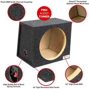 img 3 attached to 🔊 Bbox E12S Pro-Series 12” Subwoofer Enclosure - Single Sealed/Wedge Shape