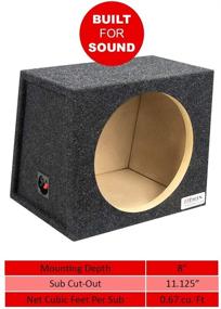 img 1 attached to 🔊 Bbox E12S Pro-Series 12” Subwoofer Enclosure - Single Sealed/Wedge Shape