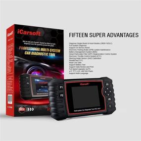 img 4 attached to 🔧 Enhanced iCarsoft Auto Diagnostic Scanner VOL V2.0 for Volvo/SAAB - ABS Scan, Oil Reset, ABS Bleeding, Injector Coding, and More