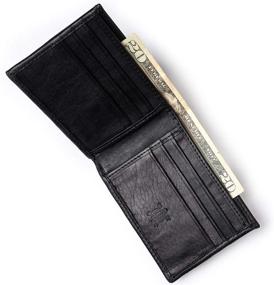 img 2 attached to Classic Leather Men´S Wallet Minimalist Men's Accessories
