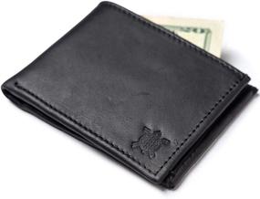 img 1 attached to Classic Leather Men´S Wallet Minimalist Men's Accessories