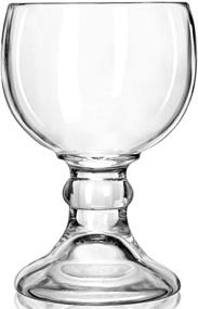 img 2 attached to Premium Schooner Beer Glasses Set - 21-ounce Large Margarita Glass, Big Goblet Style Beer Glass for Coronarita, Fish Bowl Glasses for Drinks - Set of 4: The Perfect Glassware for Enjoying your Favorite Beverages