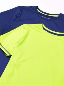 img 3 attached to 👕 Динамичная акция: Amazon Essentials 2-х штучный комплект майек с рукавом рэглан для мальчиков, активная одежда для энергичных приключений