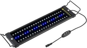img 4 attached to Enhanced NICREW ClassicLED Aquarium Light with Extendable Brackets, Efficient White and Blue LEDs for Fish Tanks