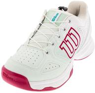 👟 wilson girl's kaos junior ql: top-rated tennis shoes for little kid/big kid players logo