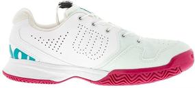 img 1 attached to 👟 Wilson Girl's KAOS Junior Ql: Top-Rated Tennis Shoes for Little Kid/Big Kid Players