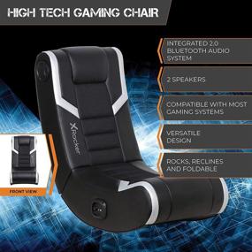 img 2 attached to 🎮 Enhance Your Gaming Experience with the X Rocker Eclipse Floor Rocker Gaming Chair