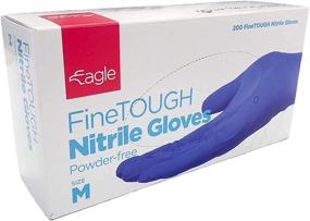 img 2 attached to Eagle Protect FineTough: Lightweight FDA Compliant Disposable Nitrile Gloves for Optimal Protection