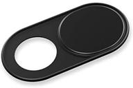 ingeni webcam cover pro (round) - brushed aluminum, ultra thin and precise protection, compatible with various devices - laptop, macbook, tablet, smartphone, computer - with adhesive - ensures universal camera privacy logo