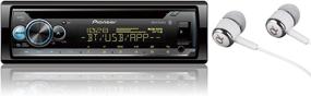 img 1 attached to 🔌 Next-Level Connectivity: Pioneer In-Dash Bluetooth CD/MP3 Stereo Receiver with USB, Auxiliary & Dual Phone Connection