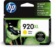 hp 920xl yellow ink cartridge - compatible with hp officejet 6000, 6500, 7000, 7500 (cd974an) logo