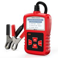 🔋 kzyee ks21 battery tester - accurate 12v analyzer for auto car batteries, health fault detection, cranking & charging system - 100-2000 cca, digital load testing logo