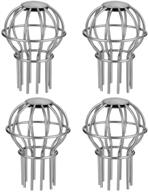 🍃 gutter guard 2 inch 304 stainless steel filter strainer - 4 pack: prevent leaves, seeds, and debris for hassle-free gutter cleaning логотип