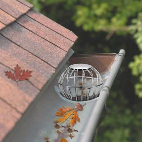 img 2 attached to 🍃 Gutter Guard 2 Inch 304 Stainless Steel Filter Strainer - 4 Pack: Prevent Leaves, Seeds, and Debris for Hassle-Free Gutter Cleaning