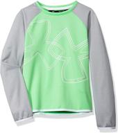 under armour fleece техно фуксия логотип