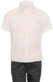 img 3 attached to Gentlemen's Collection Guayabera Shirt - Boys' Clothing Tops, Tees & Shirts