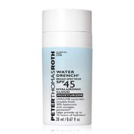 🌞 peter thomas roth water drench broad spectrum spf 45 hyaluronic cloud moisturizer - lightweight, water-resistant spf moisturizer for face logo