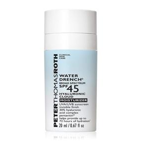 img 3 attached to 🌞 Peter Thomas Roth Water Drench Broad Spectrum SPF 45 Hyaluronic Cloud Moisturizer - Lightweight, Water-Resistant SPF Moisturizer for Face