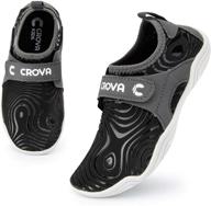 crova kids water sports shoes: ultra light, quick-dry aqua socks for boys and girls logo