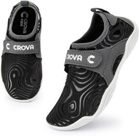 img 4 attached to CROVA Kids Water Sports Shoes: Ultra Light, Quick-Dry Aqua Socks for Boys and Girls