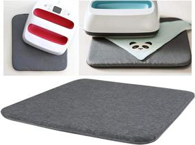 img 4 attached to 12x12 inch Gray Heat Press Mat, Reusable Craft Ironing Insulation Mat Compatible with Cricut Easypress 2/Easypress for Vinyl Transfer Projects