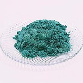 img 4 attached to 💙 CRUSEA Cyan Mica Powder: Non-Toxic Soap Colorant, Makeup, Eye-Shadow