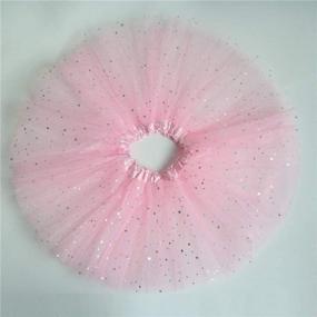 img 1 attached to 👑 Sparkling Layered Princess Ballet Clothing for Girls' Skirts & Skorts by Csbks