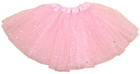 img 4 attached to 👑 Sparkling Layered Princess Ballet Clothing for Girls' Skirts & Skorts by Csbks