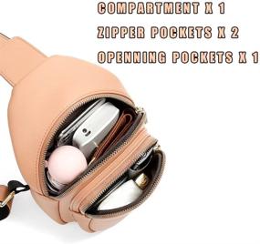 img 3 attached to 🎒 Aomiduo Women's Leather Backpack: Versatile Crossbody Shoulder Bag, Handbag & Wallet Set, including Fashionable Backpacks