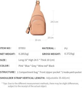 img 1 attached to 🎒 Aomiduo Women's Leather Backpack: Versatile Crossbody Shoulder Bag, Handbag & Wallet Set, including Fashionable Backpacks