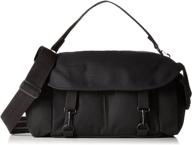 📷 black domke f-2 original shoulder bag 700-02b - ideal for canon, nikon, sony, leica, fujifilm & olympus dslr or mirrorless cameras, accommodates multiple lenses up to 300mm + accessories logo