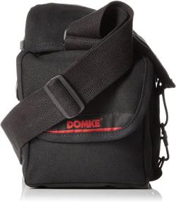 img 2 attached to 📷 Black Domke F-2 Original Shoulder Bag 700-02B - Ideal for Canon, Nikon, Sony, Leica, Fujifilm & Olympus DSLR or Mirrorless Cameras, Accommodates Multiple Lenses up to 300mm + Accessories