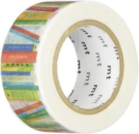 img 2 attached to 📚 MT Washi Masking Tape Set: Colorful Books Design - 23mm x 10m (MTEX1P112)