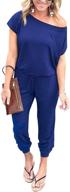 👗 prettygarden women's casual shoulder waisted jumpsuit - clothing, jumpsuits, rompers & overalls logo