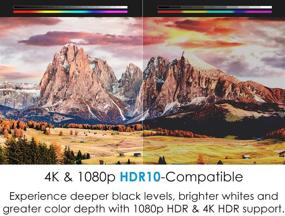 img 1 attached to 🎥 Оптома HD28HDR 1080p домашний кинопроектор для игр и фильмов с поддержкой 4K входа, совместимостью с HDR, частотой обновления 120 Гц, улучшенным режимом игры, временем отклика 8,4 мс и высокой яркостью 3600 люмен.