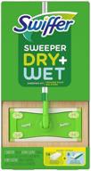 🧹 efficient cleaning with the swiffer sweeper dry + wet sweeping kit (1 sweeper + 14 dry cloths + 6 wet cloths) logo