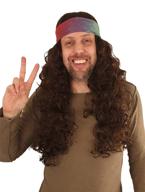 hippie costume headband: embrace woodstock festival vibes! logo