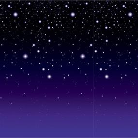 img 4 attached to 🌟 Starry Night Backdrop Party Accessory - Ideal for Events and Celebrations (1 count) (1/Pkg)