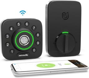 img 4 attached to 🔒 ULTRALOQ U-Bolt Pro WiFi Smart Lock with Door Sensor - Keyless Entry Door Lock with WiFi, Bluetooth, Fingerprint, and Keypad - Front Door Smart Lock, ANSI Grade 1 Certified