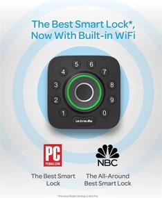 img 3 attached to 🔒 ULTRALOQ U-Bolt Pro WiFi Smart Lock with Door Sensor - Keyless Entry Door Lock with WiFi, Bluetooth, Fingerprint, and Keypad - Front Door Smart Lock, ANSI Grade 1 Certified