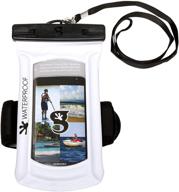 📱 waterproof phone dry bag with adjustable arm band logo