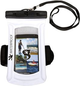 img 4 attached to 📱 Waterproof Phone Dry Bag with Adjustable Arm Band