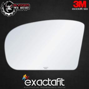 img 2 attached to 🚘 Enhance Your Mercedes-Benz Experience with exactafit 8138L Driver Side Mirror Glass Replacement for C E Class AMG - Adhesive Compatible + Diagonal 7 Inch