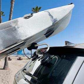 img 2 attached to 🚣 Codinter Kayak Roller: Easy Loading and Unloading with Heavy-Duty Suction Cups Mount